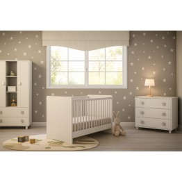 Asterias bebe Βρεφικό κρεβατάκι Victor 82x147x92cm