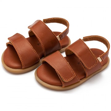 BabyWalker Βαπτιστικά παπούτσια Δερμάτινο σανδάλι Ταμπά GR.0112