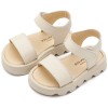BabyWalker Βαπτιστικά παπούτσια Δερμάτινο πέδιλο  Εκρού GR.0113